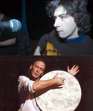 Martin Alaçam – guitar, electronics and Hearn Gadbois – percussion