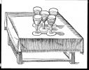 Athanasius Kircher: Experiment with five vibrating goblets, from Phonurgia nova, p. 191. (1993)