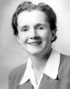 Portrait of the author/environmentalist Rachel Carson
