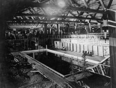 Still of Swimming Pool. Courtesy The Dawson Museum; Hypnotic Pictures; Picture Palace Pictures